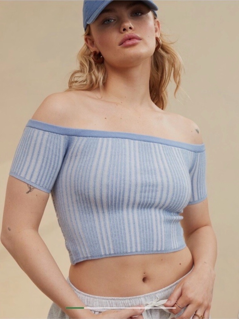 Aerie Reversible Sweater Crop Top